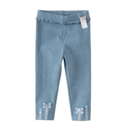 Dave Bella Children Leggings Girls Clothes Spring Autumn Kids Elastic Waist Pants Baby Fashion Outdoor Trousers Cotton DB1260810