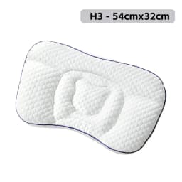 AIBEDILA Kids Pillow 2-8 Years Comfortable Orthopedic Spine Support Toddler 2-Sided Breathable Pillow Children's for Sleeping 