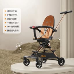 Baby Walking Artifact Windproof Baby Stroller in Autumn and Winter Light Folding Can Sit on A Reclining Baby Stroller