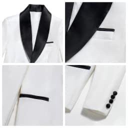 New Arrival Boys Elegant Tuxedo 4 Pieces Wedding Ring Bearer Outfit Classic Formal Kids Suit Set School Choir Performance 3-14T