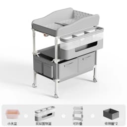 Diaper Table Baby Care Table Portable Multifunctional Foldable Shampooable Baby Diaper Table