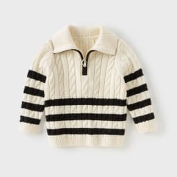 Dave Bella Autumn Spring Wool Sweater for Boys Knitted Pullover Sweater Children Outerwear Coat Kids Clothes DB4253807