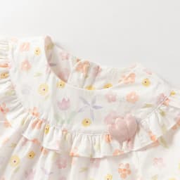 Dave Bella Girls Tops Trousers Suits Spring Autumn Floral Print Pullover Elastic Pants Two-piece Sets Children Clothes DB1260561