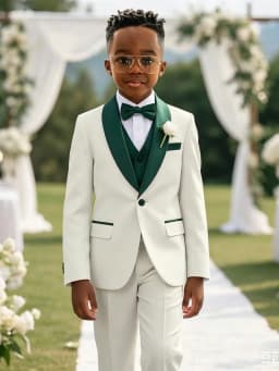 Multi-colors Boys Stylish Suit Set 3 Pieces For Birthday Party Elegant Handsome Shawl Lapel Tuxedo Wedding Guest Clothes 2-20T