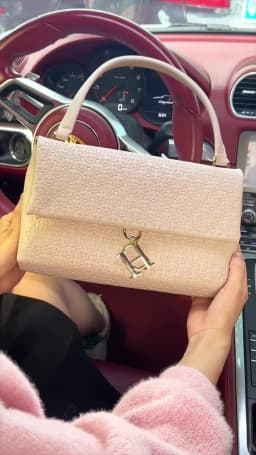 CH Handbag For Women Luxury Designer Shoulder Bag Fashion Embossed Leather Top Handle Bag Elegant Clutch Bag For Daily Use