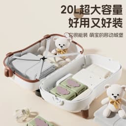 Kids Ride On Luggage 2 In 1 Lightweight Travel Suitcase For Baby Toddler Portable Rideable Case For Travel Outing