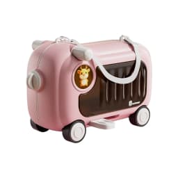 Kids Ride On Luggage 2 In 1 Lightweight Travel Suitcase For Baby Toddler Portable Rideable Case For Travel Outing