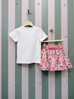 Fashion Children's Wear Girls' Set Dress 2026 Summer New Letter Embroidery Design Girls' Clothing Set 2 Piece Free Shipping