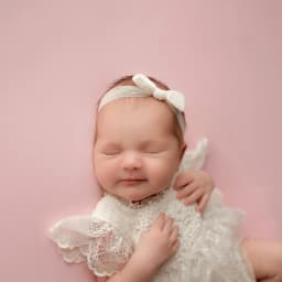Baby Girl Lace Ruffle Open Back Romper Bow Headband Newborn Photography Props Infant Photo Shoot Outfit Newborn Prop