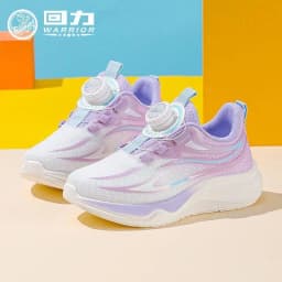 2026 Spring New Princess Style Rotating Button Girls Sports Shoes Breathable Mesh Children Casual Shoes