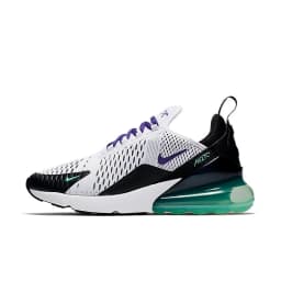 Teal Distressed Print Shox Column Sneakers Artistic Unique Street Style Walking Trainers