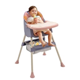 Toddler Eating Feeding Table, Environmentally Friendly Food-grade PP, Toddler High Chair Booster Seat, Adjustable Infant Dining Chair