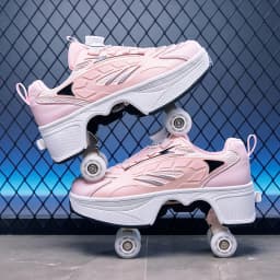 Roller Skates Kid 4 Wheels Sneakers Boy Outdoor Sport Shoes Children Boots Girl Skating Shoes Sneakers Sportschuhe Kinder