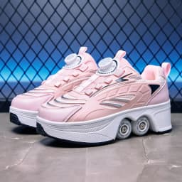 Roller Skates Kid 4 Wheels Sneakers Boy Outdoor Sport Shoes Children Boots Girl Skating Shoes Sneakers Sportschuhe Kinder