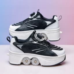 Roller Skates Kid 4 Wheels Sneakers Boy Outdoor Sport Shoes Children Boots Girl Skating Shoes Sneakers Sportschuhe Kinder