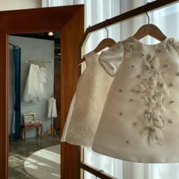 Exquisite Beaded 3D Flower Satin Princess Gown For Kids Birthday Party Cute Elegant Oneck Puff Sleeve Girls Dresses 80-160cm