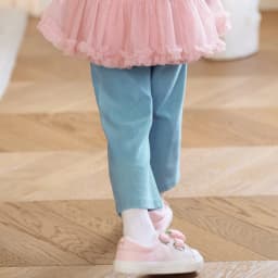Dave Bella Jeans Pant Autumn Children Spring Clothes Denim Blue Girls Bell-bottom Trousers Bow Fashion Outdoor Elastic DB3261732