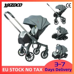 Lightweight Baby Travel Pushchair, Full Recline Function, Effortless Compact Folding, Wear-Resistant Shock Absorbing Wheels, Skin-Friendly Seat Mat For Daily Family Walks