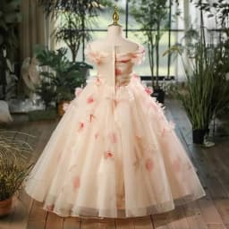 Flower Girl Wedding Dress Luxury Birthday Princess Gown Elegant Performance Formal Childrens Party Exclusive Kids Pageant Piano