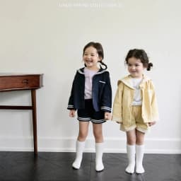 2026 Spring New Baby Girl Sailor Collar Tops + Shorts 2pcs Suit Kids Boys Long Sleeve Casual Striped Clothes Set Toddler Outfits