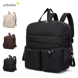 SOBOBA Diaper Backpack Multifunctional Maternity Baby Nappy Bag Large Capacity Nylon Travel Mommy Bag with Stroller Straps