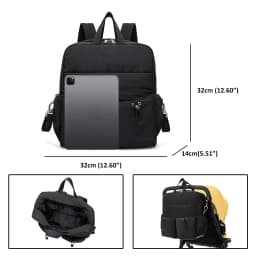 SOBOBA Diaper Backpack Multifunctional Maternity Baby Nappy Bag Large Capacity Nylon Travel Mommy Bag with Stroller Straps