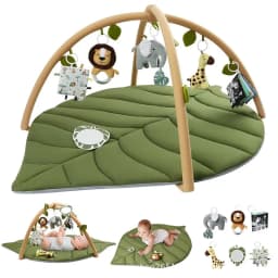 Hot Spot Baby Leaf Fitness Rack Multifunctional Fence Climbing Crawling Game Mat