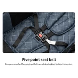 Luxury 3 in 1 Baby Stroller with Car Seat and Sleeping Basket Lightweight Baby Pram High Landscape Infant Pushchair Multifunction Adjustable Travel Buggy Easy Folding Compact Portable Safe Comfortable Stylish Perfect for Travel Baby Carriage