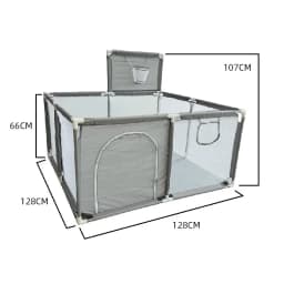 Playpen For Baby, Easy To Install Play Pens for Babies and Toddlers,Baby Play Yards Children Corrals Safety Fence For Baby Indoor Outdoor Baby Fence