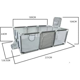 Playpen For Baby, Easy To Install Play Pens for Babies and Toddlers,Baby Play Yards Children Corrals Safety Fence For Baby Indoor Outdoor Baby Fence