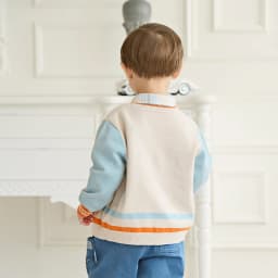 Dave Bella Autumn Spring Cardigan Sweater for Boys Button Sweater Children Knitted Outerwear Coat Kids Clothes DB3253492