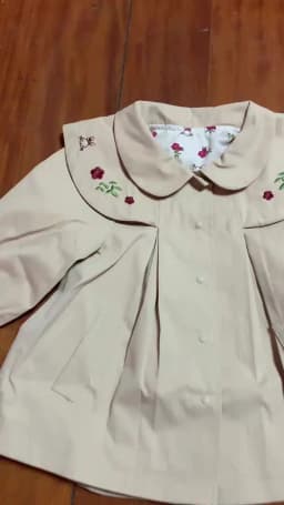 Spring Girl's Long-Sleeved Embroidered Windbreaker Coat for Babies And Kids Contracted Leisure Infant Children's Clothing