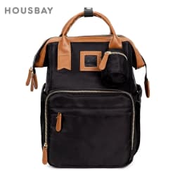Mummy Bag Baby Nappy Bag Maternal Backpack Waterproof Stroller Organizer Large Capacity With Removable Bottle Wet Bag For Cart