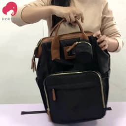 Mummy Bag Baby Nappy Bag Maternal Backpack Waterproof Stroller Organizer Large Capacity With Removable Bottle Wet Bag For Cart