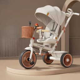 2026 New Push Tricycle Three-wheel Baby Stroller Lightweight Children's Bicycle Multifunctional Stroller