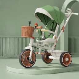 2026 New Push Tricycle Three-wheel Baby Stroller Lightweight Children's Bicycle Multifunctional Stroller