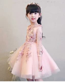Girls Puffy Tutu Dress for Piano Recital, Flower Girl Wedding, Birthday Party Princess Gown