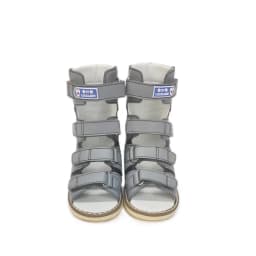 Summer Baby Orthopedic Shoes For Kids Leather High Top Clubfoot Sandals Ankle Support Flat Feet Footwear Size22-34