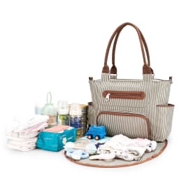 7pcs Nappy Changing Bag Set,Multifunction Mummy Tote Bag Baby Changing Bag Shoulder Handbag Travel Diaper Bag