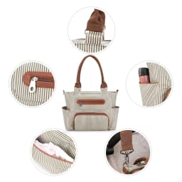 7pcs Nappy Changing Bag Set,Multifunction Mummy Tote Bag Baby Changing Bag Shoulder Handbag Travel Diaper Bag