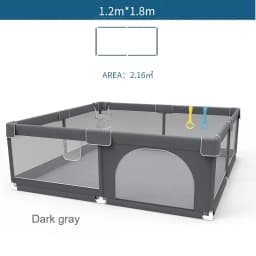 200CM Large Baby Playpen for Children Solid Color Toy Plaza Kids Playground Park Toddler Safety Crawling Fence With 2 Gift