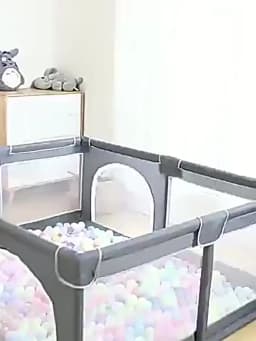 200CM Large Baby Playpen for Children Solid Color Toy Plaza Kids Playground Park Toddler Safety Crawling Fence With 2 Gift