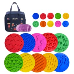 Children's Tactile Sensory Training Mat Acupressure Pad Foot Massage Mat Children's Baby Acupressure Pad Toe Pressure Pad