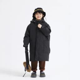 Korean 2026 Winter Junior Girls Mid-length Coat Hooded 4-14Y Kids Girls Padded Trench Coat Solid Thick Teens Girls Ski Jackets