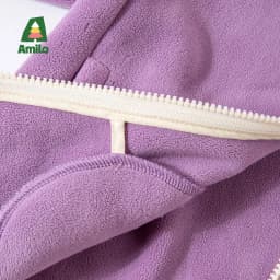 Amila Kids 2026 Winter Children's Polar Velvet Zipper Coat Warm Soft Coat With Cute Embroidery Trendy Winter Coat