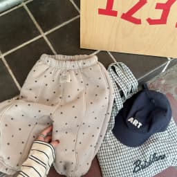 2025 Winter New Children Warm Pants Boys Girls Star Print Harem Pants Kids Fleece Trousers Baby Plus Velvet Thick Casual Pants