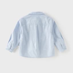 Dave Bella Children Pure Cotton Shirt Autumn Spring Boys Clothes Kids Elegant Blue Blouse Preppy Style Kid Outdoor Top DB1260158