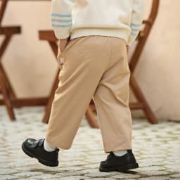Dave Bella Children Casual Pants Spring Autumn Boys Clothing Elastic Waist Kids Fashion Khaki Outdoor Trousers Cotton DB1260007