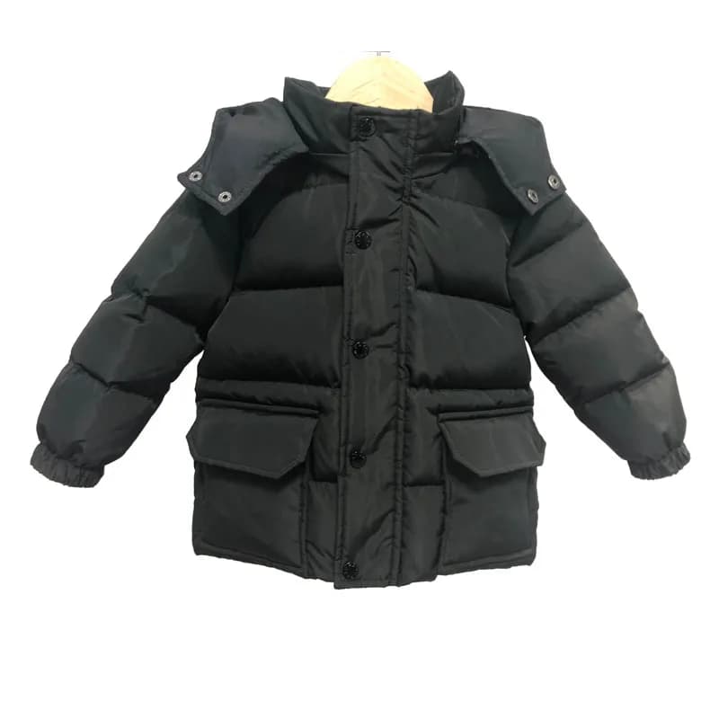 Kids Winter Down Jacket Multiple Pockets Fashion Children's Hooded Coat For Baby Boys Girls 1-13T Warm Snowsuit