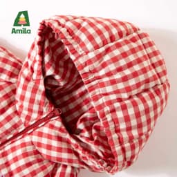 Amila 2026 Kids Winter Children's Mid Length Plaid Down Jacket Windproof, Waterproof, Warm Hooded Jacket, College Style